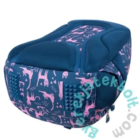 Majewski - St.Right - Cicás hátizsák, iskolatáska mellpánttal - 3 rekeszes - Lazy Cats (652325)