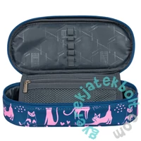 St.Right - Cicás ovális tolltartó - Lazy Cats