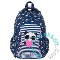 Majewski - St.Right - Love Panda hátizsák, iskolatáska mellpánttal - 3 rekeszes (652578)