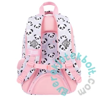 St.Right - Panda Grey hátizsák, iskolatáska mellpánttal - 3 rekeszes