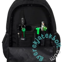 St.Right - St.Black ergonomikus iskolatáska, hátizsák - 3 rekeszes