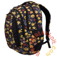 Emoji hátizsák, iskolatáska - 4 rekeszes, mellpánttal - Welcoe to Emojiville (206030)