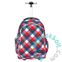 St.Reet - Chequered Red & Blue görgős hátizsák