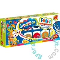 Bambino 24 színű vízfesték - ajándék ecsettel