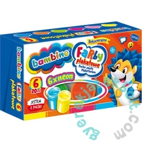 Bambino 6 színű plakátfesték készlet - NEON