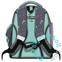 Bambino - Mosómedvés ergonomikus iskolatáska, hátizsák - 2 rekeszes - Racoon (663659)