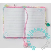 Láma 3D szőrmés kulcsos napló - A5/96 lap - Lámakorn