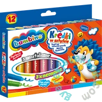 Bambino 12 színű zsírkréta - Csavarható (628672)