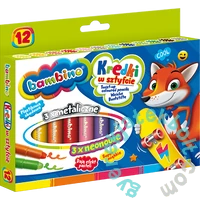 Bambino 12 színű zsírkréta - Csavarható (628672)