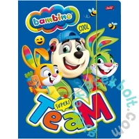 Bambino A/4 gumis mappa - Super Team (001758)