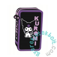 Kuromi Black - felszerelt emeletes tolltartó - fekete (694226)