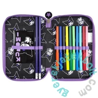 Kuromi Black - felszerelt emeletes tolltartó - fekete (694226)