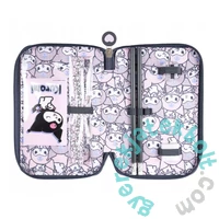 Kuromi Pink - felszerelt 3 emeletes tolltartó - rózsaszín (694219)