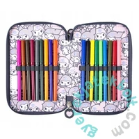 Kuromi Pink - felszerelt 3 emeletes tolltartó - rózsaszín (694219)