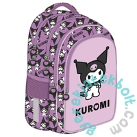 Kuromi Violet - ergonomikus iskolatáska, hátizsák - 4 rekeszes - lila (693700)