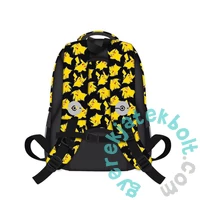 St. Right Pokemon ergonomikus iskolatáska, hátizsák - 2 rekeszes - Black (723701)