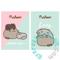 Pusheen cicás A/4 kockás füzet - 32 lapos - kétféle (675249)