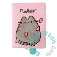 Pusheen cicás A/5 szőrmés jegyzetfüzet - 96 lapos - rózsaszín (692123)
