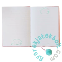 Pusheen cicás A/5 szőrmés jegyzetfüzet - 96 lapos - rózsaszín (692123)
