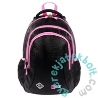 St.Right - Black Glitter ergonomikus iskolatáska, hátizsák - 3 rekeszes (665356)