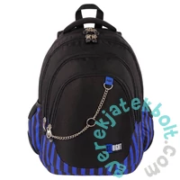 St.Right - Blue and Black 4 rekeszes iskolatáska, hátizsák (667510)