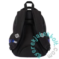 St.Right - Blue and Black 4 rekeszes iskolatáska