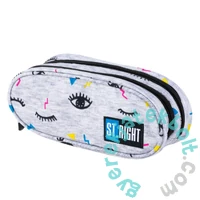 St.Right - Eyes kétrekeszes ovális tolltartó