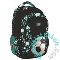St.Right - Neon Football ergonomikus iskolatáska, hátizsák - 3 rekeszes (681141)