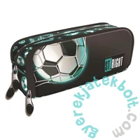Majewski - St.Right - Neon Football három rekeszes tolltartó (681189)