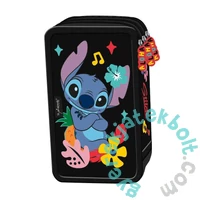 Stitch Felszerelt 3 emeletes tolltartó - Black Aloha (679889)