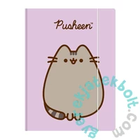 St.Right A/4 gumis mappa - Pusheen cicás - lila (679544)