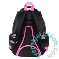 St.Right - Black Glitter ergonomikus iskolatáska, hátizsák - 4 rekeszes (665349)