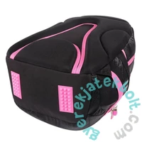 St.Right - Black Glitter ergonomikus iskolatáska, hátizsák - 4 rekeszes (665349)