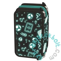 St.Right - Focis felszerelt 3 emeletes tolltartó - Neon Football (681226)