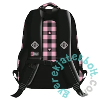 St.Right - Pink Checkered ergonomikus iskolatáska