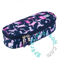 St.Right - Cicás ovális tolltartó - Cosmic Cats