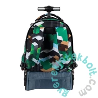 St.Right - Green 3D Blocks gurulós iskolatáska