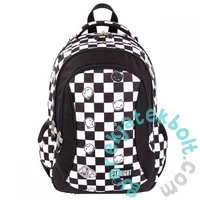 St. Right - Kockás ergonomikus iskolatáska, hátizsák - 3 rekeszes - Chess Cats (664403)