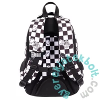 St. Right - Kockás ergonomikus iskolatáska, hátizsák - 3 rekeszes - Chess Cats (664403)