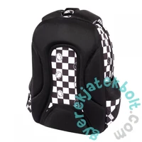 St. Right - Kockás ergonomikus iskolatáska, hátizsák - 3 rekeszes - Chess Cats (664403)