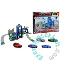 Majorette Creatix Rendőrállomás 5 db kisautóval (2050030)