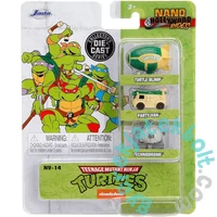Jada - Tini Ninja Teknőcök nano fém autószett - 3 db-os (253281000)