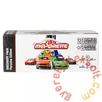 Majorette 20 + 2 db-os kisautó ajándékszett - Porsche (2058601)