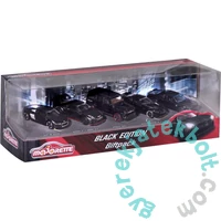 Majorette 5 db-os kisautó ajándékszett - Black Edition