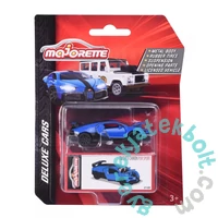 Majorette Delux autómodell gyűjtődobozzal - Bugatti Chiron - kék (212053152)