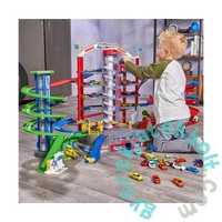 Majorette Super City garázs játékszett 6 járművel (8502009001)