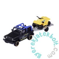Majorette Trailer játékszett - Jeep Wrangler - Quad (212053154)