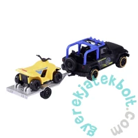 Majorette Trailer játékszett - Jeep Wrangler - Quad (212053154)
