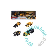 Majorette Volvo Építőipari járművek 4 db-os játékszett (8503105000)
