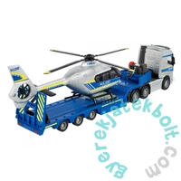 Majorette - Volvo fém kamion rendőrségi helikopterrel (213716000)